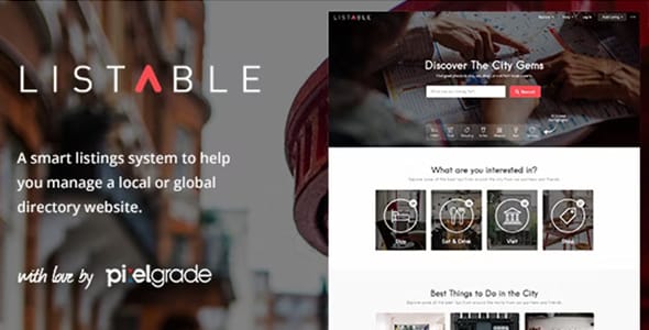 LISTABLE A Friendly Directory WordPress Theme