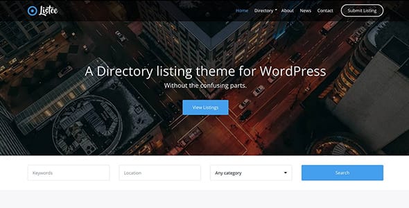 Listee WordPress Theme by CSSIgniter