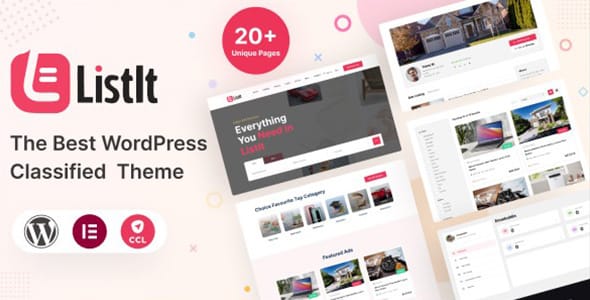 ListIt Clasified WordPress Theme