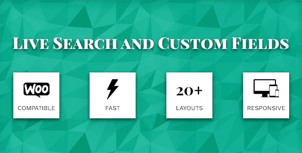 Live Search and Custom Fields for WordPress