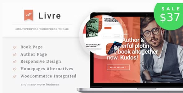 Livre Book Store WooCommerce Theme