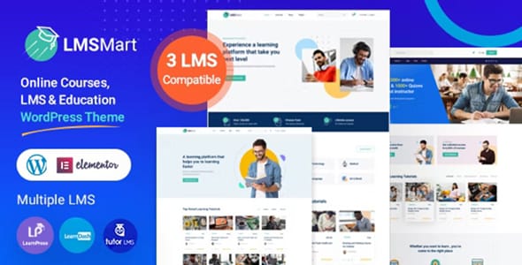 LMSmart Education WordPress Theme