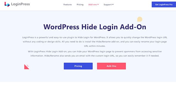 LoginPress Hide Login for WordPress