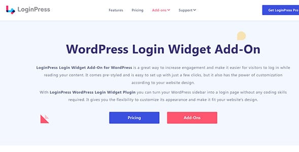 LoginPress Login Widget for WordPress