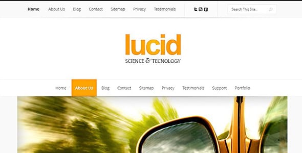 Lucid WordPress Theme by Elegant Themes