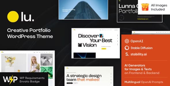 Lunna Portfolio WordPress Theme by AxiomThemes