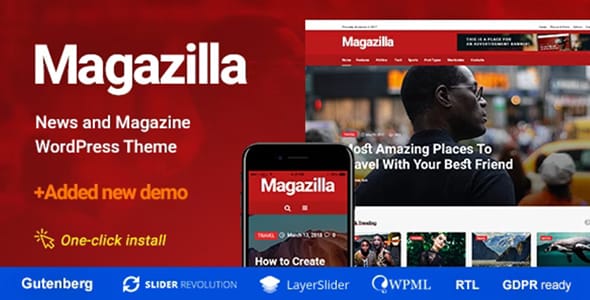 Magazilla News and Magazine WordPress Theme