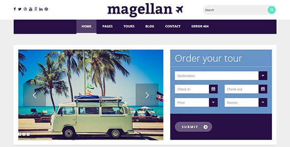 Magellan WordPress Theme by TeslaThemes