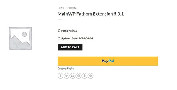MainWP Fathom Extension for WordPress