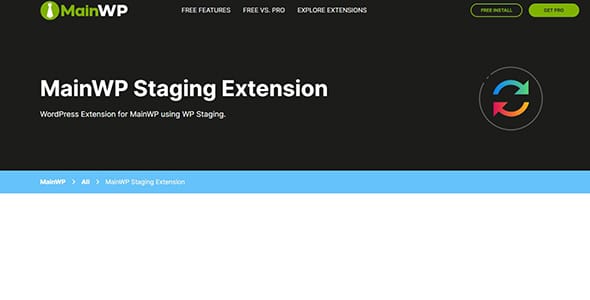 MainWP Staging Extension for WordPress