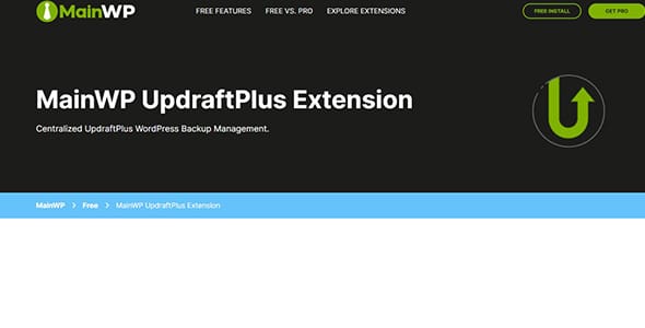 MainWP UpdraftPlus Extension for WordPress