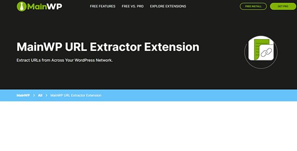 MainWP URL Extractor Extension for WordPress
