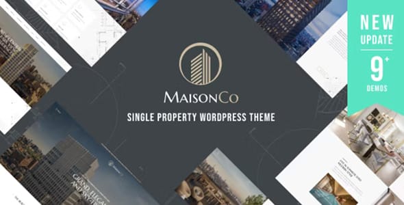 MaisonCo Single Property WordPress Theme