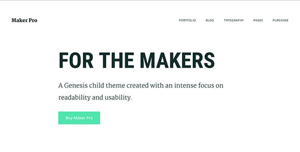 Maker Pro WordPress Theme by JT Grauke