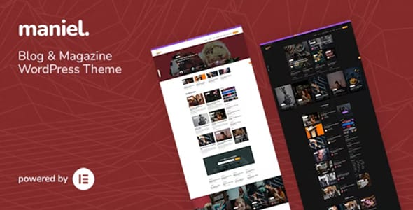 Maniel WordPress Theme by Jkdevstudio