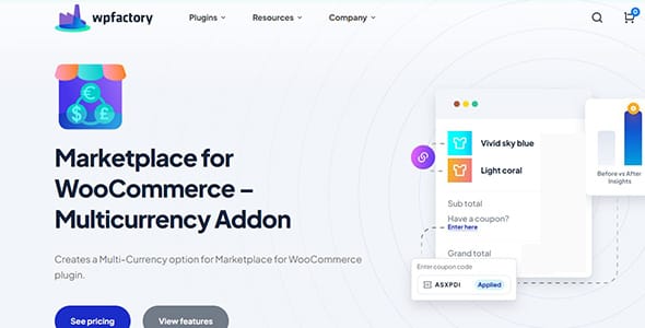 Marketplace Multicurrency Addon for WooCommerce