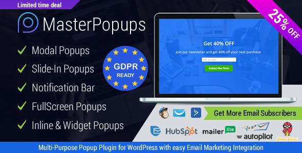 Master Popups for WordPress