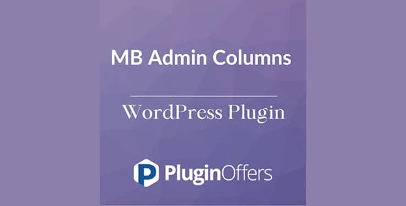 MB Admin Columns for WordPress