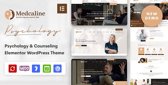 Medcaline Psychology and Counseling WordPress Theme