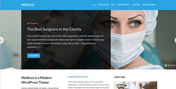 Medicus WordPress Theme by WPZOOM