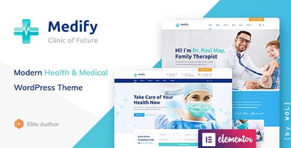Medify Health and Clinic WordPress Theme