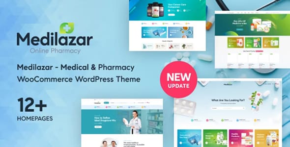 Medilazar Pharmacy Medical WooCommerce WordPress Theme