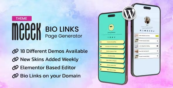 Meeek Link in Bio Creator for WordPress