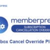 MemberPress Toolbox Cancel Override for WordPress