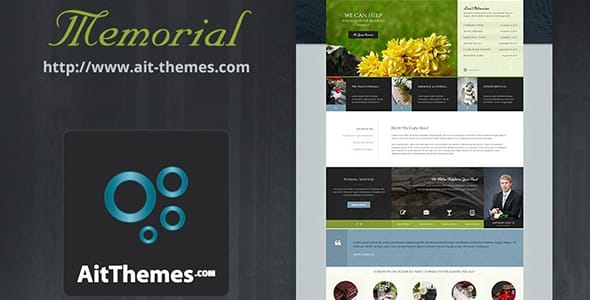 Memorial WordPress Theme by AitThemes