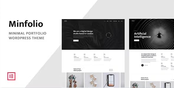 Minfolio Minimal Portfolio WordPress Theme