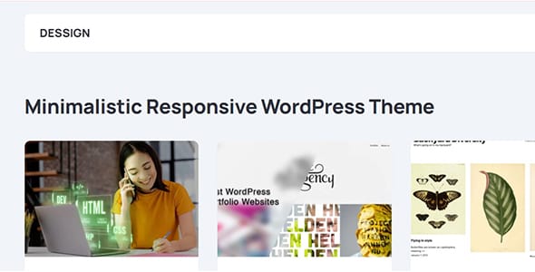 Minimalistic Responsive WordPress Theme by Marios Lublinski