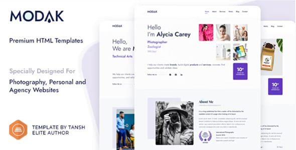 Modak One Page WordPress Theme