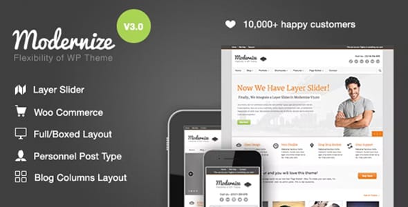 Modernize WordPress Theme by Goodlayers