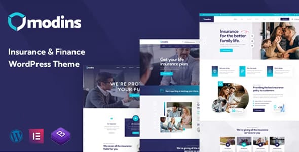 Modins Insurance and Finance WordPress Theme
