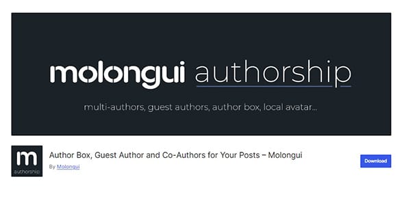 Molongui Authorship Pro for WordPress