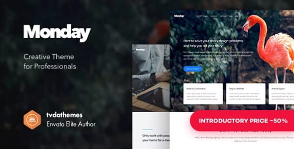 Monday WordPress Theme by TVDA Themes