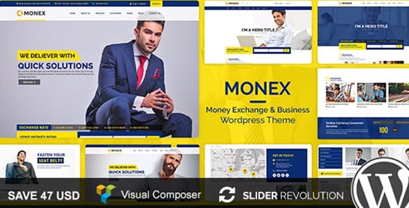Monex WordPress Theme by Janxcode