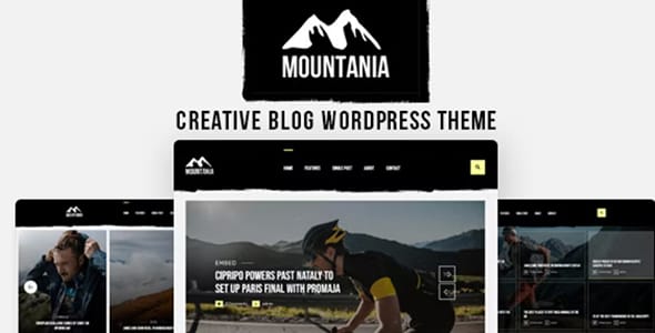 Mountania Creative Blog WordPress Theme