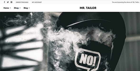 Mr Tailor eCommerce WordPress Theme