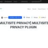 Multisite Privacy for WordPress