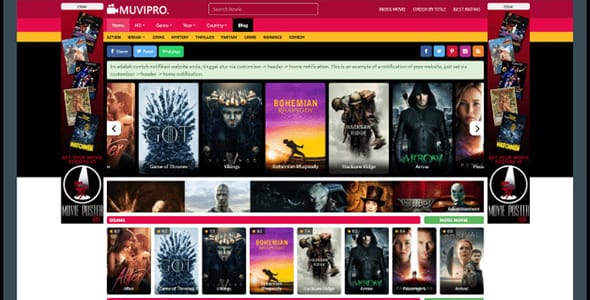 Muvipro WordPress Theme by Gian MR