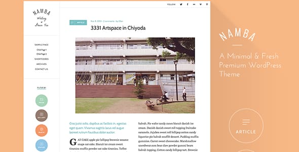 Namba WordPress Theme by Elmastudio