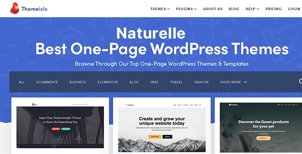 Naturelle WordPress Theme by Themeisle