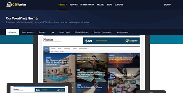 Neuton WordPress Theme by CSSIgniter