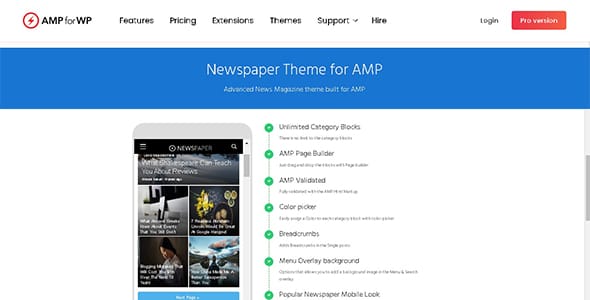 Newspaper AMP Theme Plugin for WordPress