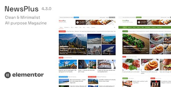 NewsPlus News and Magazine WordPress theme