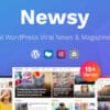 Newsy Viral News and Magazine WordPress Theme