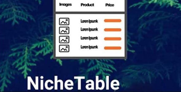 NicheTable Premium for WordPress