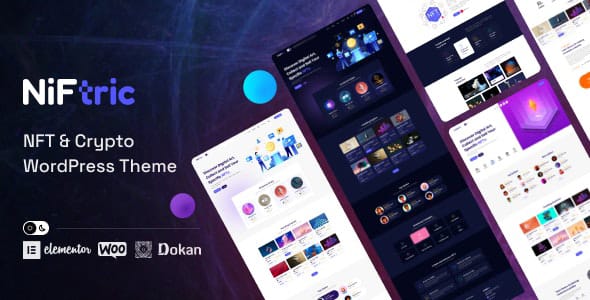 Niftric NFT Marketplace WordPress Theme