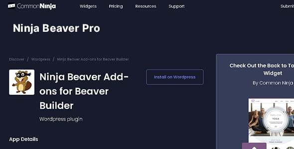 Ninja Beaver Pro for WordPress